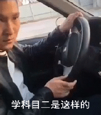科目二麻溜打方向盘的学员