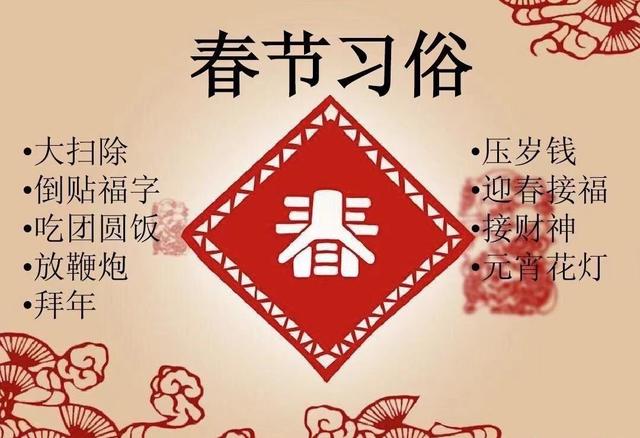 春节都有哪些习俗
