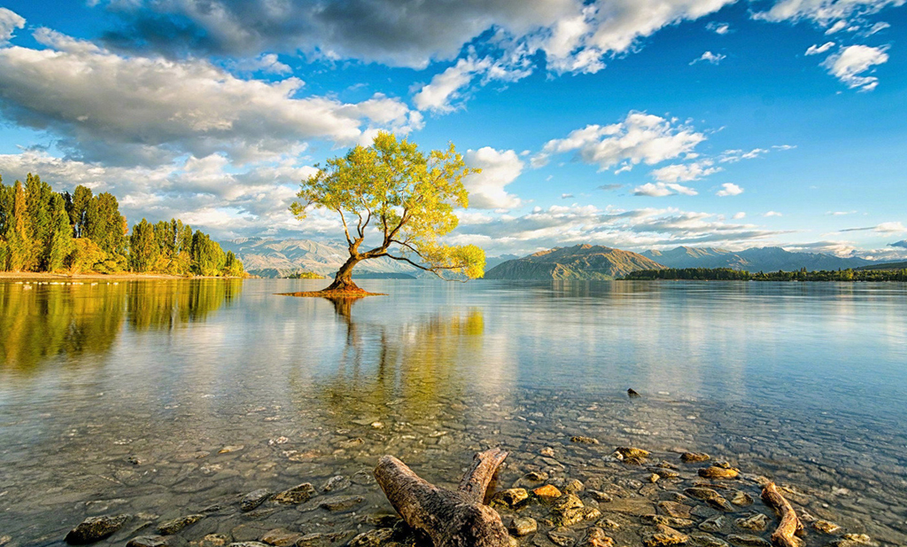 风景秀丽的湖泊美景