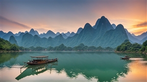 小学课本里的桂林山水甲天下，真的是风景美如画