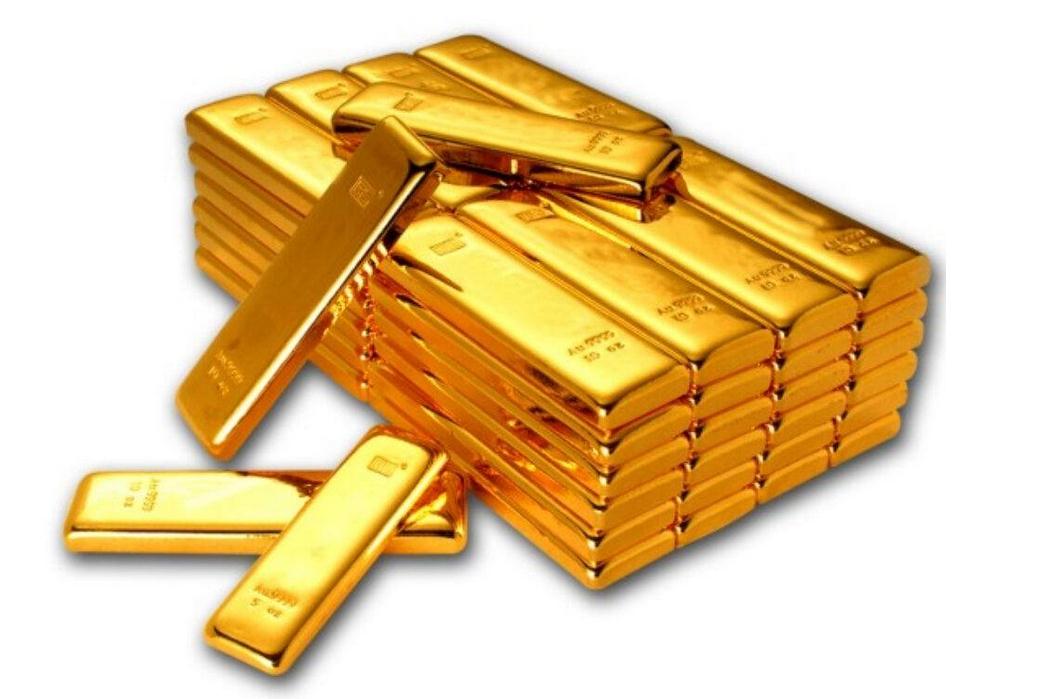 闪着金光的小黄鱼（金条）