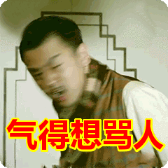 我被你气得很想骂人