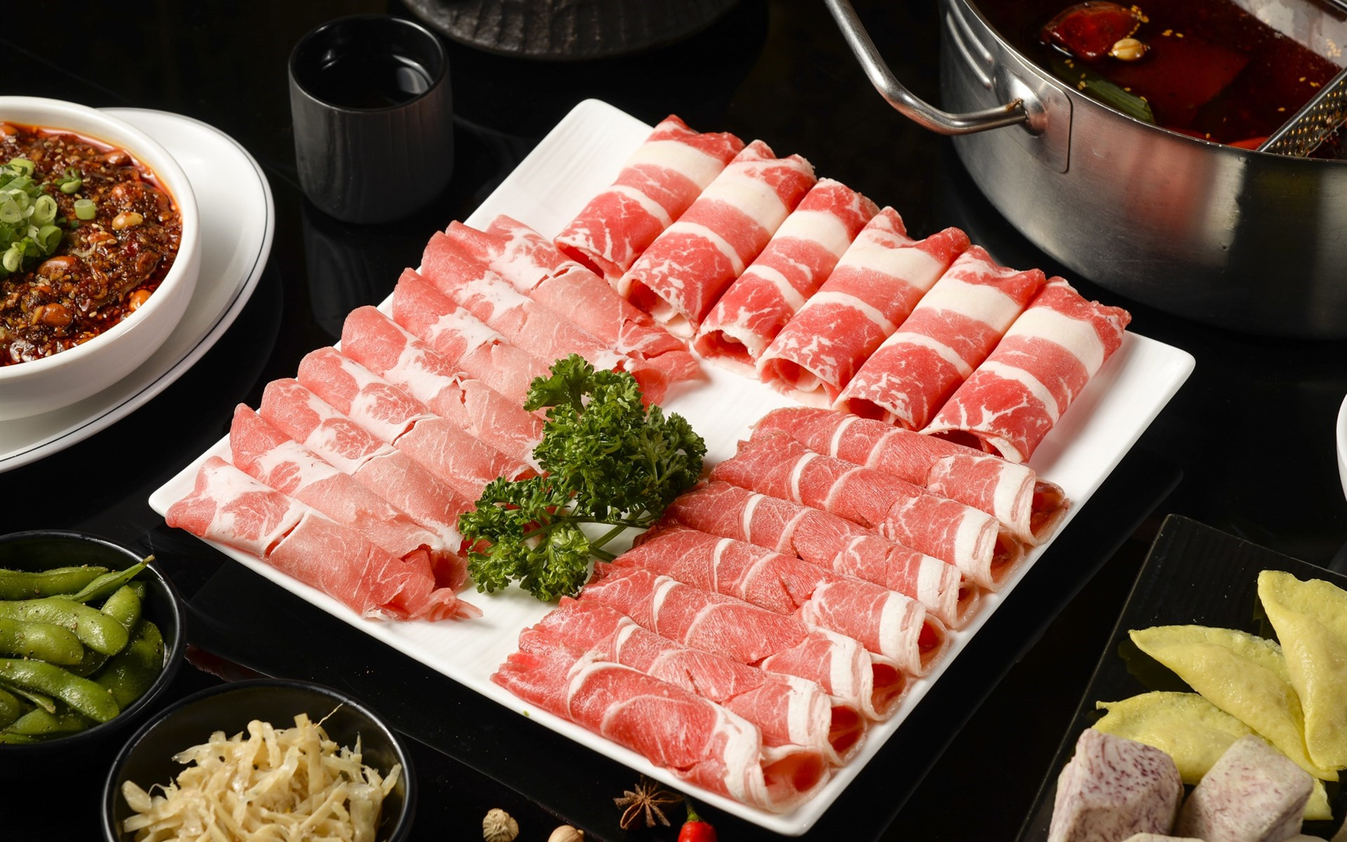 超薄羊肉卷，烫火锅首选