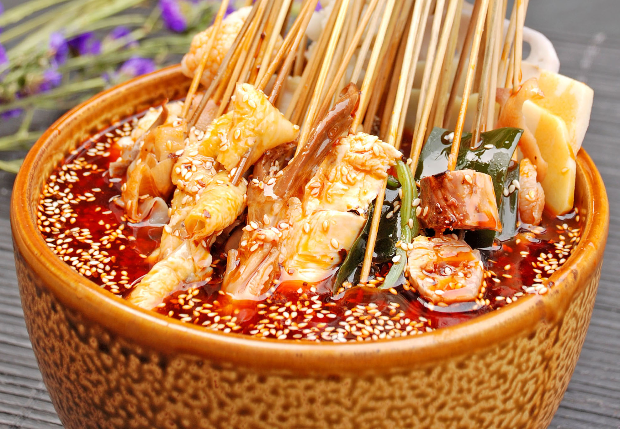 成都风味小吃-串串香