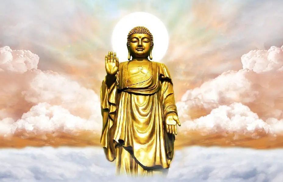 高耸入云的大佛图片