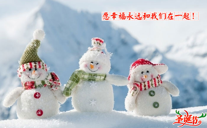 大家一起来过快乐的圣诞节，愿幸福永远和我们在一起