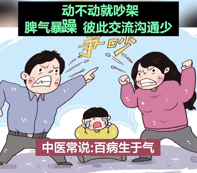 莫生气，中医常说百病生于气