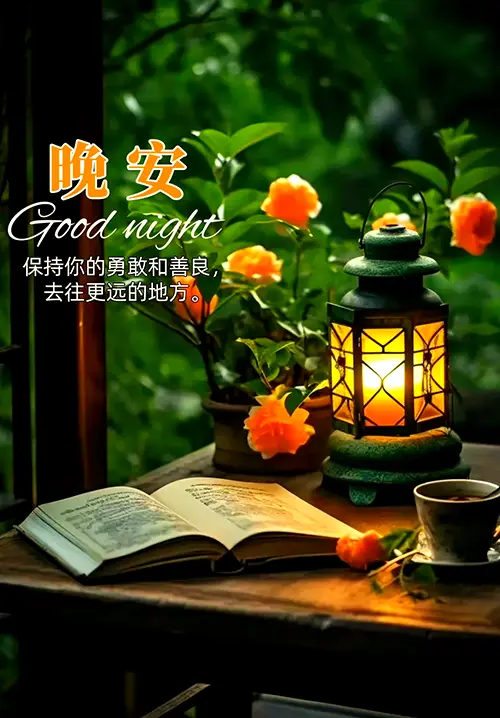 保持你的勇敢和善良，晚安好梦