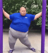 一位胖子的减肥之路开始了，这个过程可能幸苦又漫长