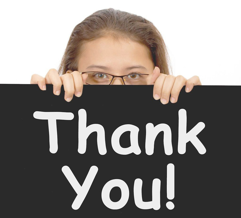 我想偷偷的对你说一句“THANK YOU”