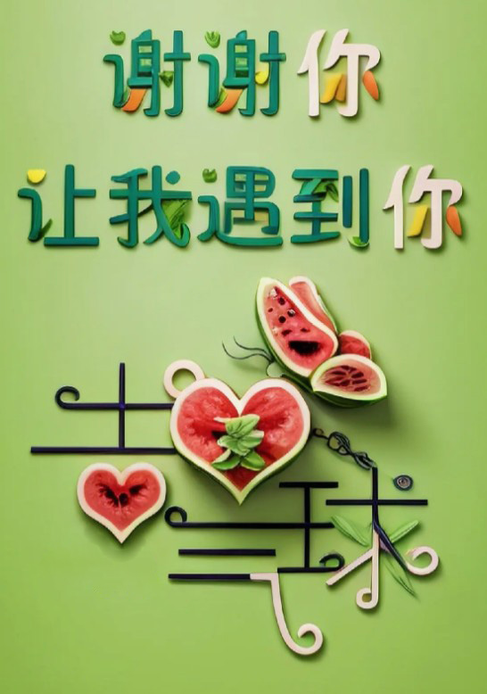很感谢让我遇到你