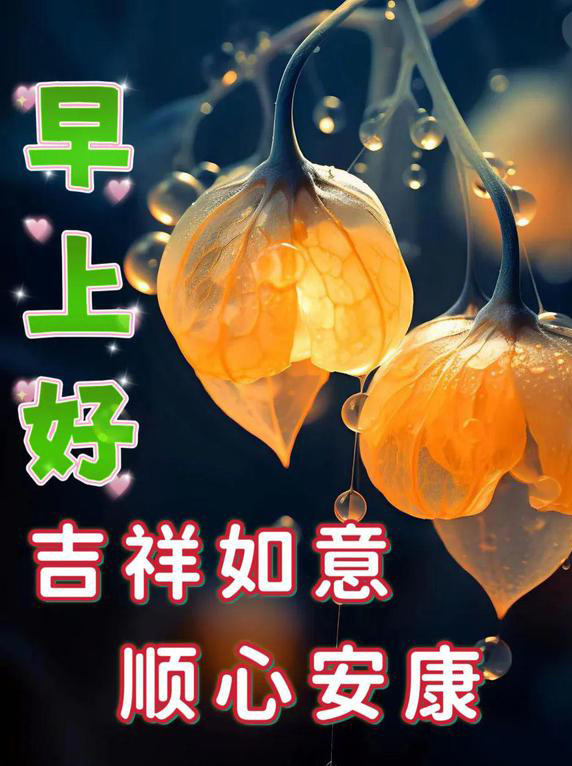 早上好的美图-愿你吉祥如意，顺心安康