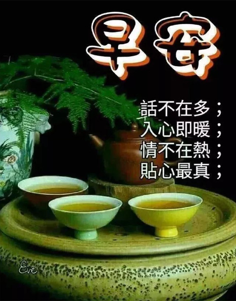 早上好的物语：话不在多；入心即暖；情不在热；贴心最真