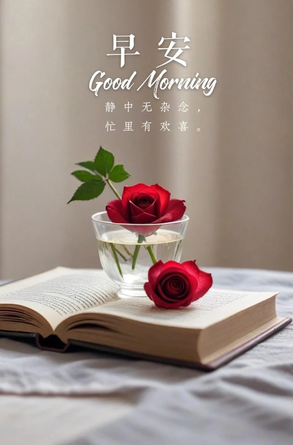 最美早安心语：静中无杂念，忙里有欢喜