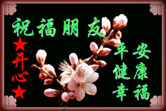 祝福朋友平安健康的动态图片