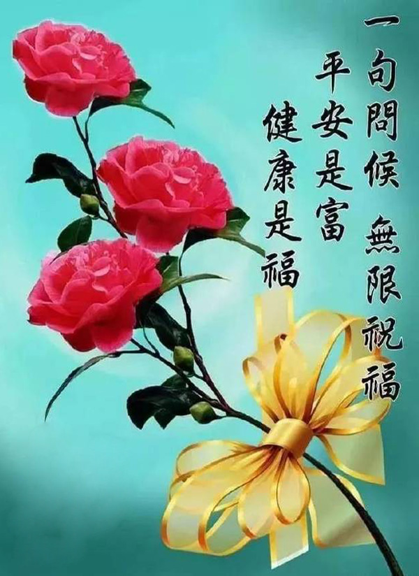 健康是福，平安是富；一声问候，无限祝福
