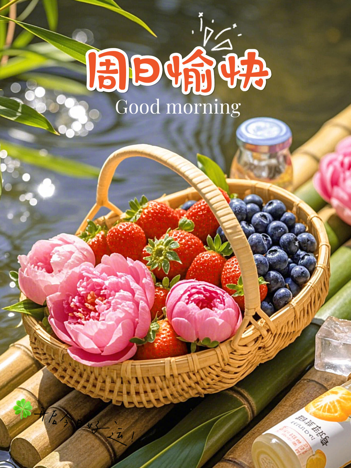 送你美美的祝福，周日愉快