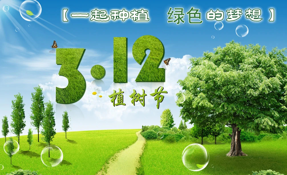 3.12植树节到了，一起种植绿色的梦想